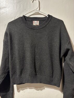 Pink Republic Black Crewneck Sweater